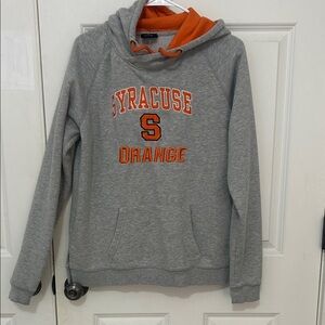 Syracuse Orange Hoodie sweatshirt size large gray women’s Colosseum